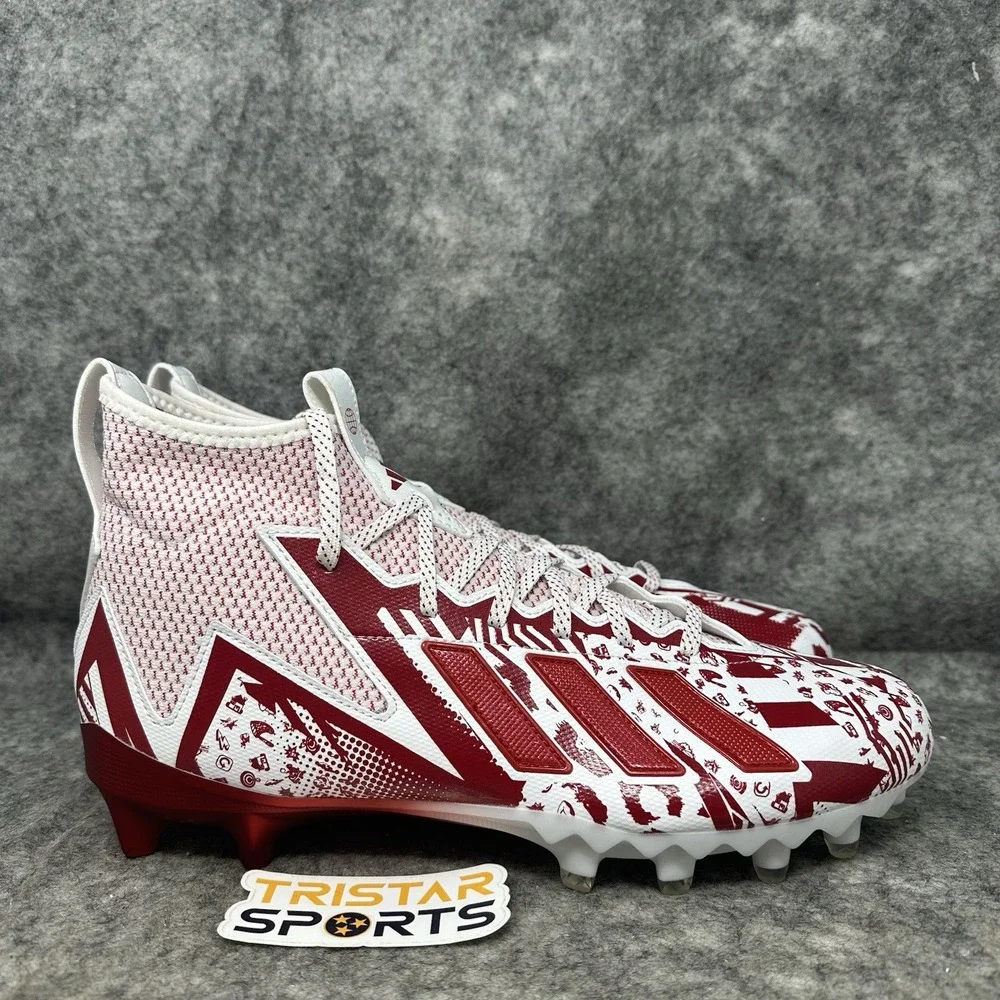 Adidas Freak 23 7v7 SMU Football Cleats Mens Size 12 Red White HP2441